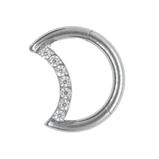 Daith Luna con Circonitas Cúbicas