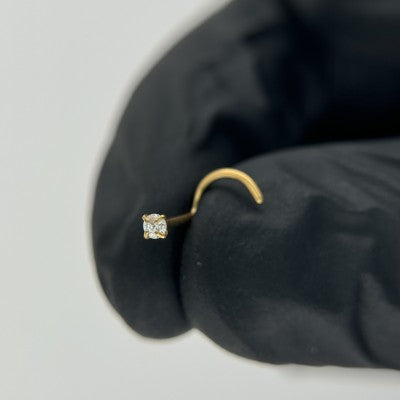 Nostril con brillo engarzado