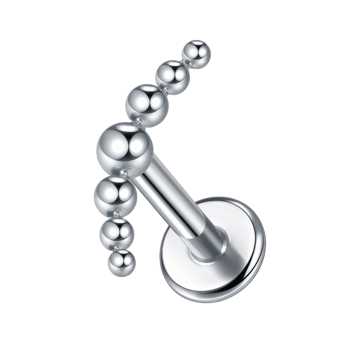 Labret helix titanio 7 bolas