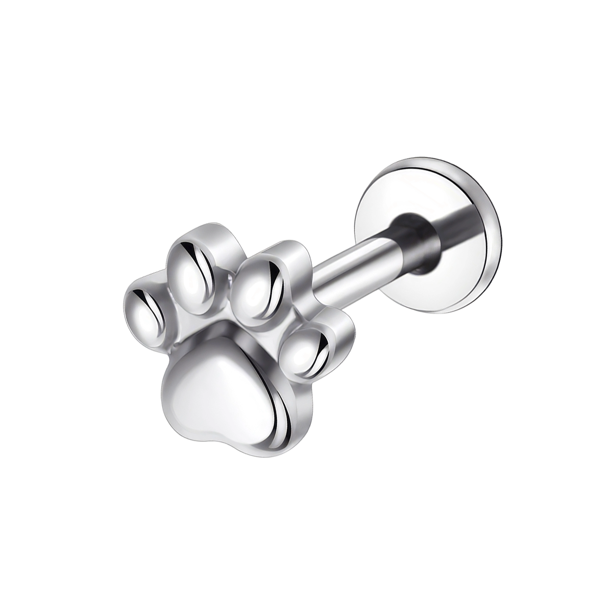 Labret helix titanio huella
