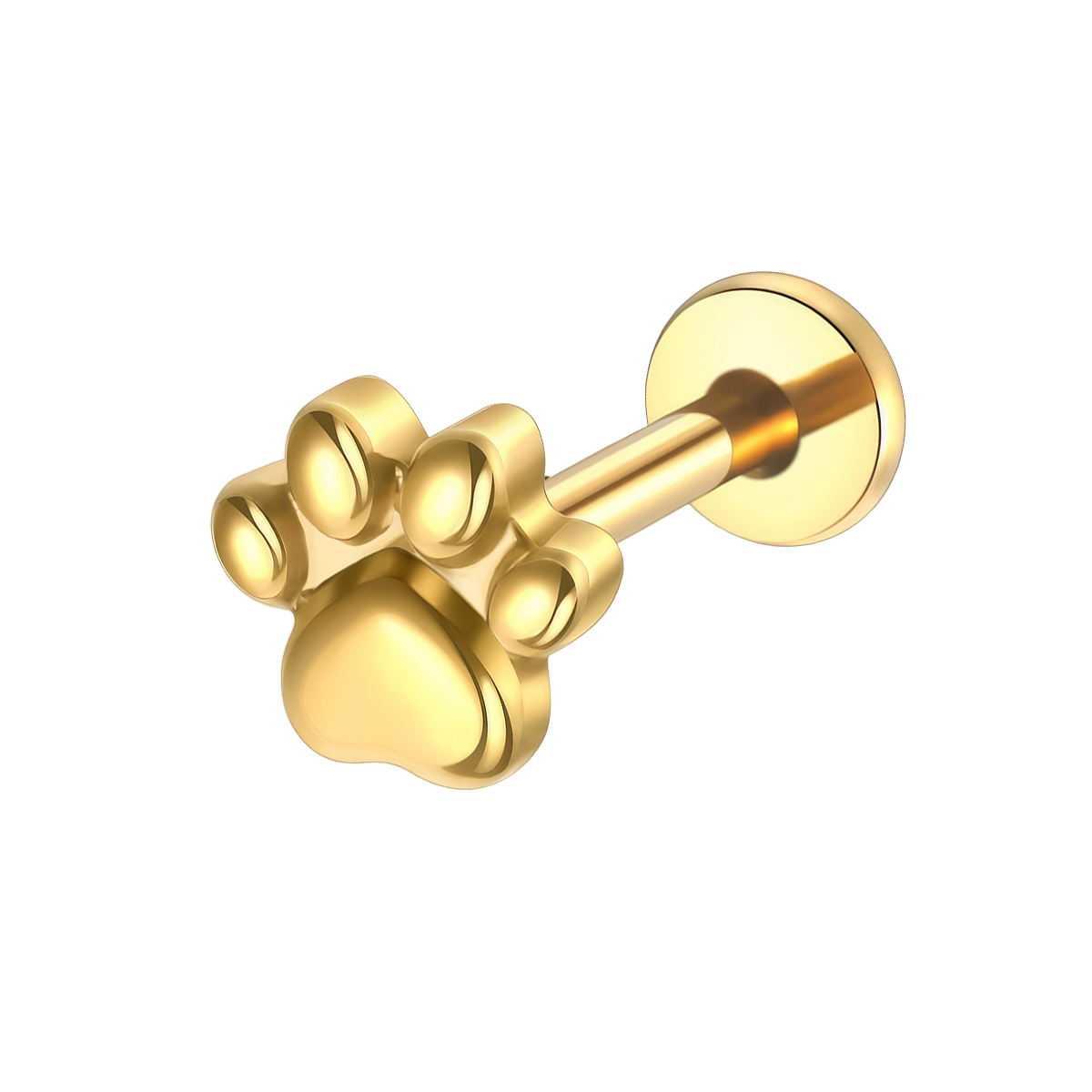 Labret helix titanio huella