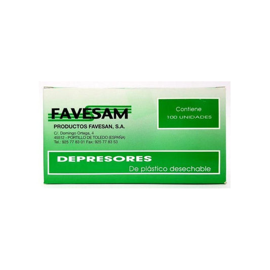 Depresores de plástico - 100ud
